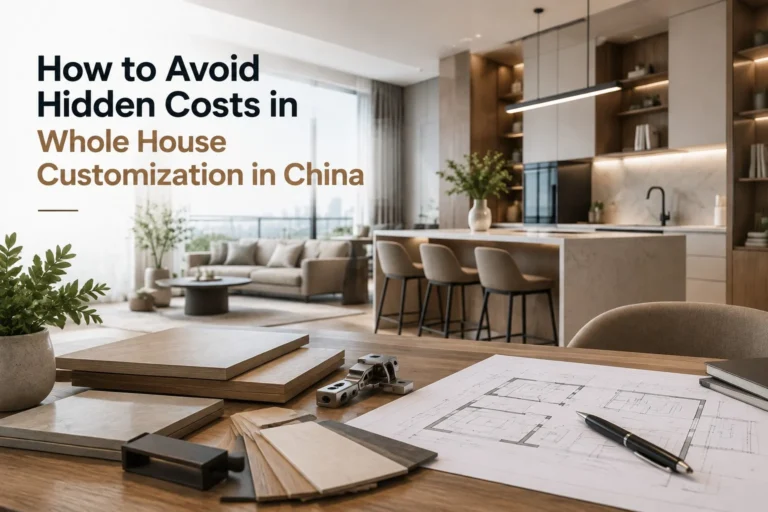 How to Avoid Hidden Costs in Whole House Customization in China