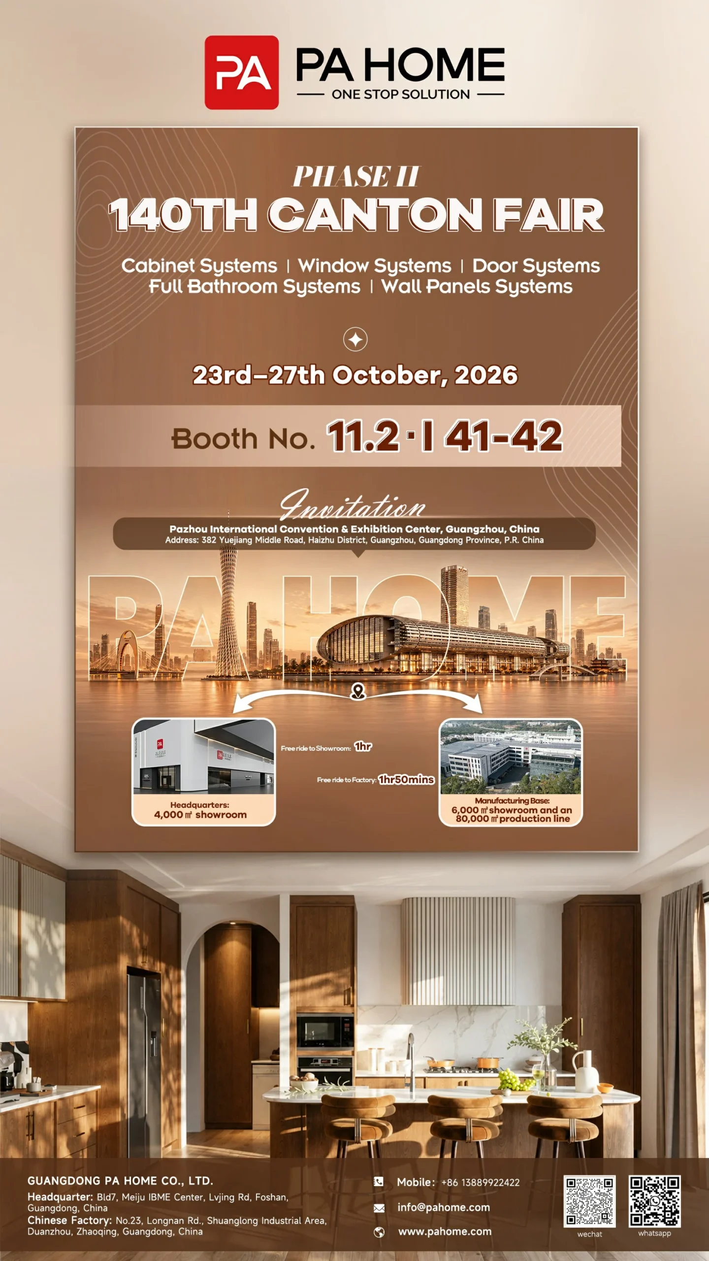 Visit PA HOME at the 140th Canton Fair 2026 | Whole House Customization ...