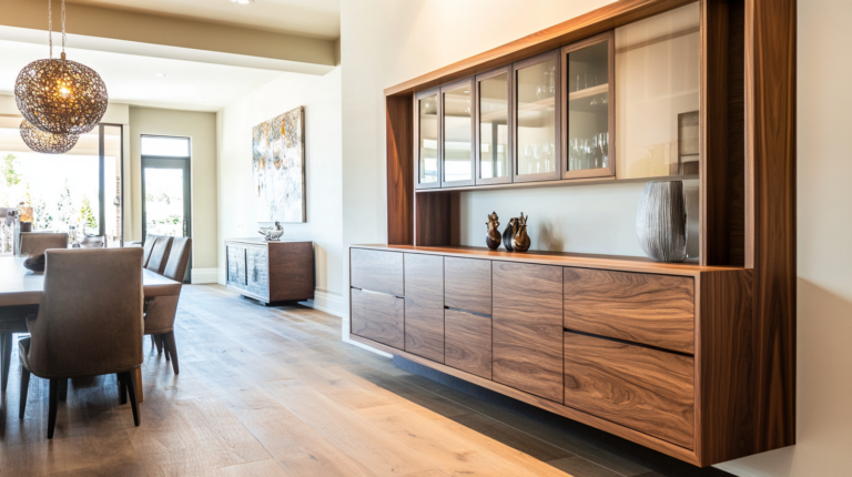 build-in sideboard buffet cabinet designs