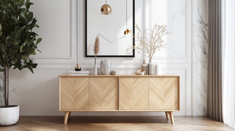 wooden dining room buffet cabinet
