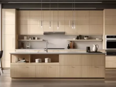 maple-slab-kitchen-cabinets