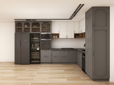 Maximize Style with Functional Grey Kitchen Cabinets