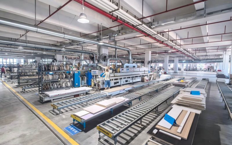 Automated cabinet production line with German imported machinery in PA Home intelligent factory