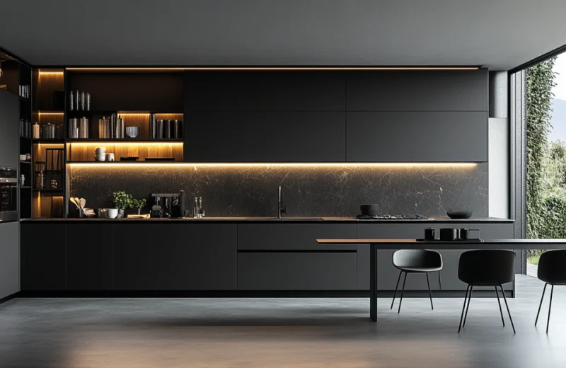 modern kitchen cabinet