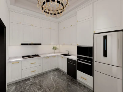 stylish-white-kitchen-cabinet-setup stylish-white-kitchen-cabinet-setup