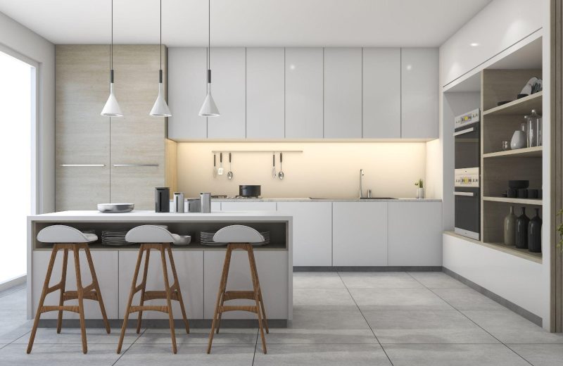 white-Lacquer-Kitchen-cabinet